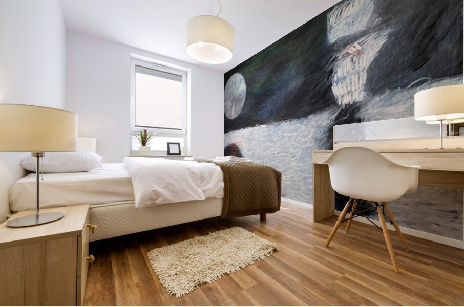 Reflection  Le reflet Mural print