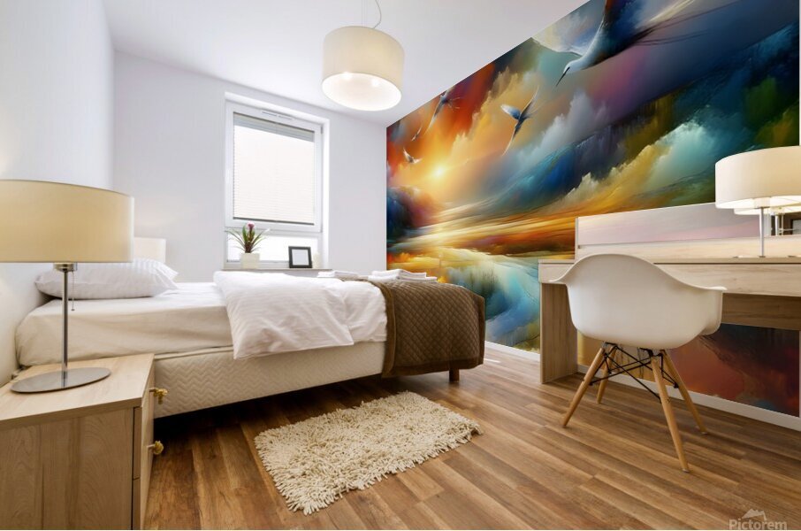 The tyranny of colors Mural print