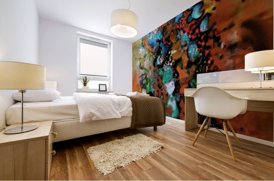Le monarque Mural print