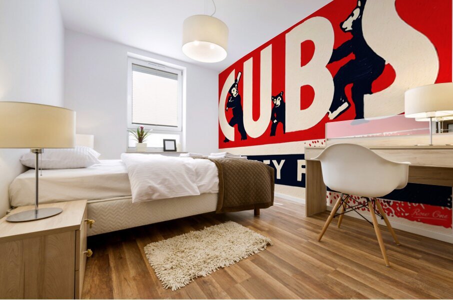 1934 Chicago Cubs Art  Mural print