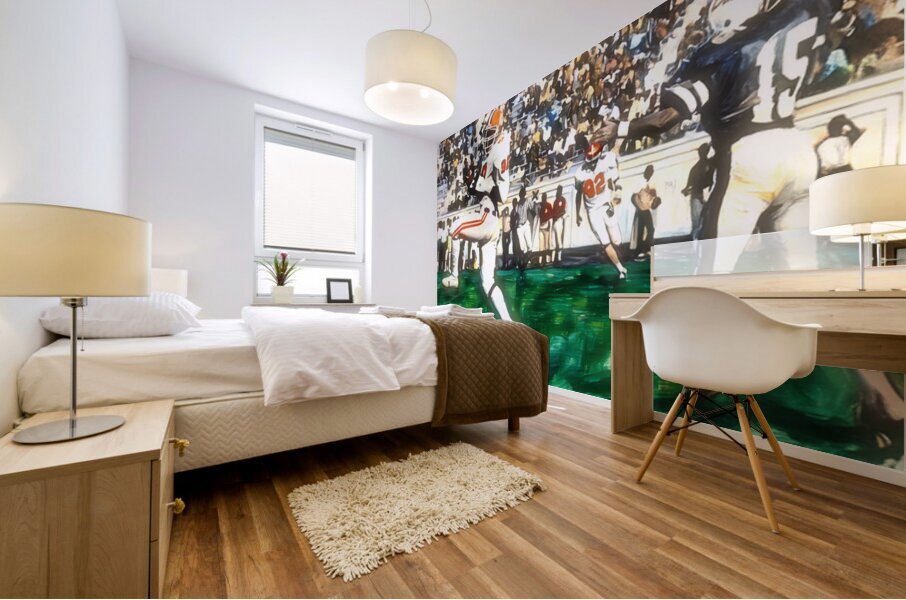 1981 Clemson Interception Mural print