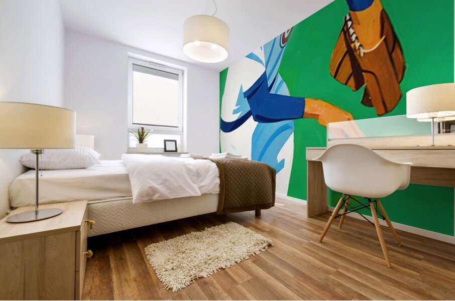 1975 Chicago Cubs Pitcher II Mural print