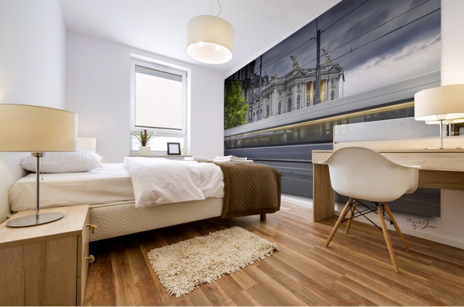 Juxtaposition History Mural print