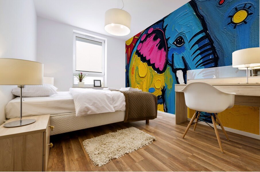 Elephant 2025 05 20 15 18 21 Mural print