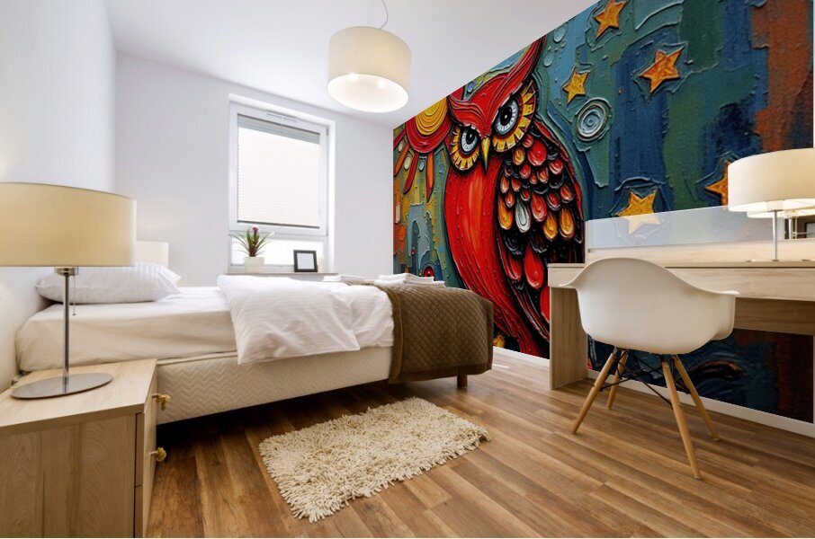 Owl 2025 05 21 09 06 42 Mural print