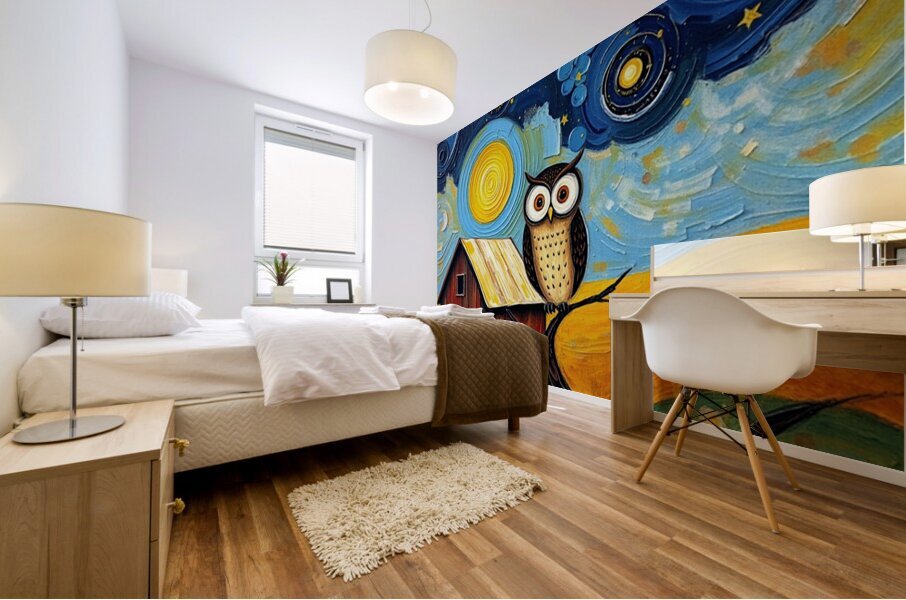 Owl 2025 05 21 09 07 55 Mural print