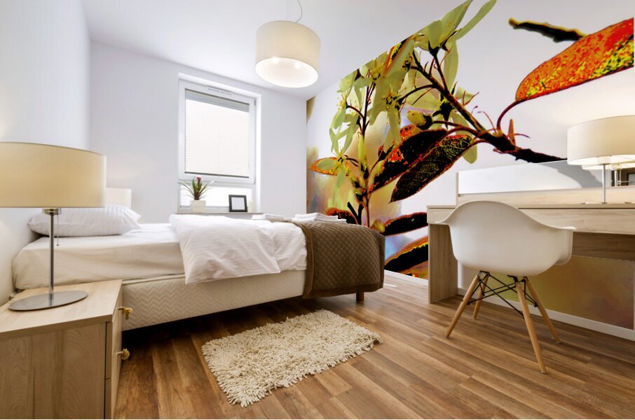    Abstract Vibrant Florals                                                                                                                   Mural print