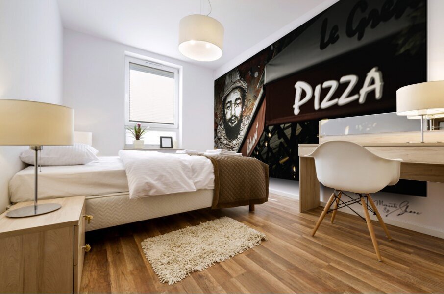 Pizza de L Art Mural print