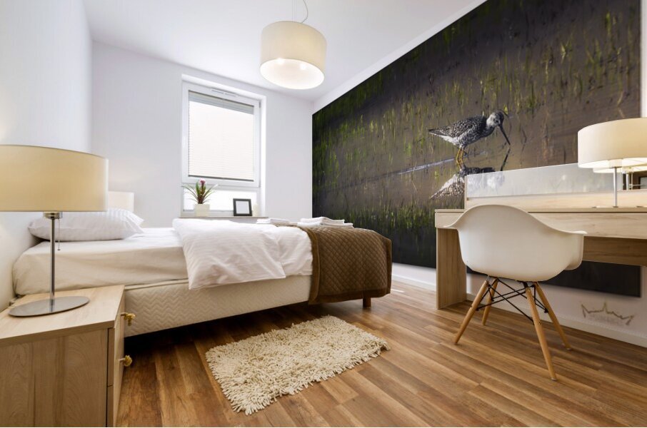 Grassland Reflection Mural print