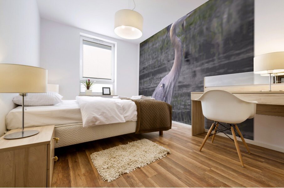 Great Blue Formation Mural print