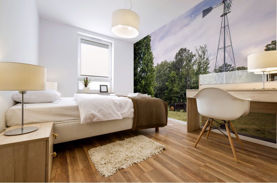 The Tractor Mural print