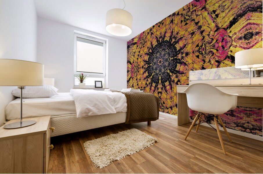 Abstract Kaleidoscope Mandala  Mural print