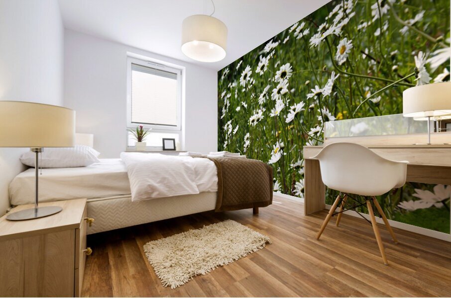 Where the Flowers Grow in the Scottish Highlands                                                                                                                      Mural print