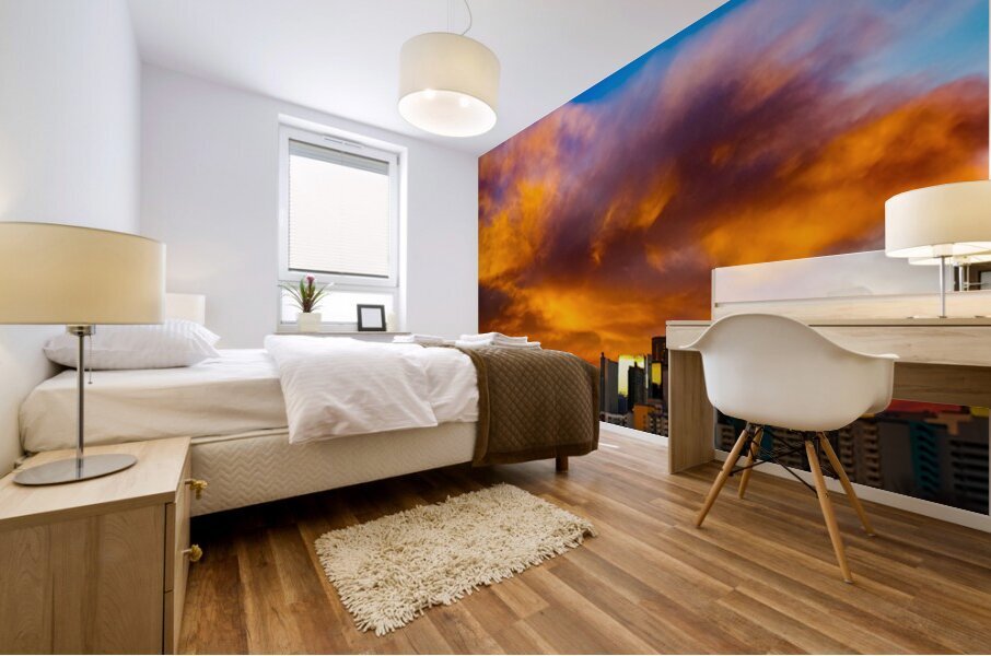Denver Burning  - Panoramic Mural print