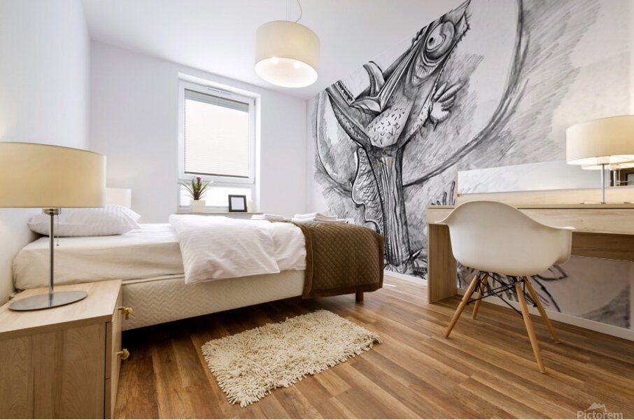 ArtX 41 crazy bird Mural print