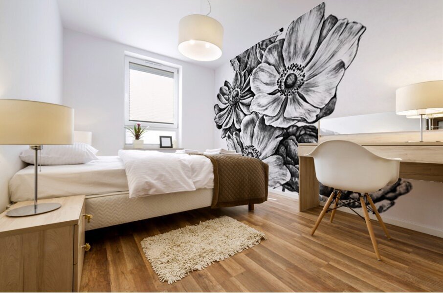 ArtX 43 flowers Mural print
