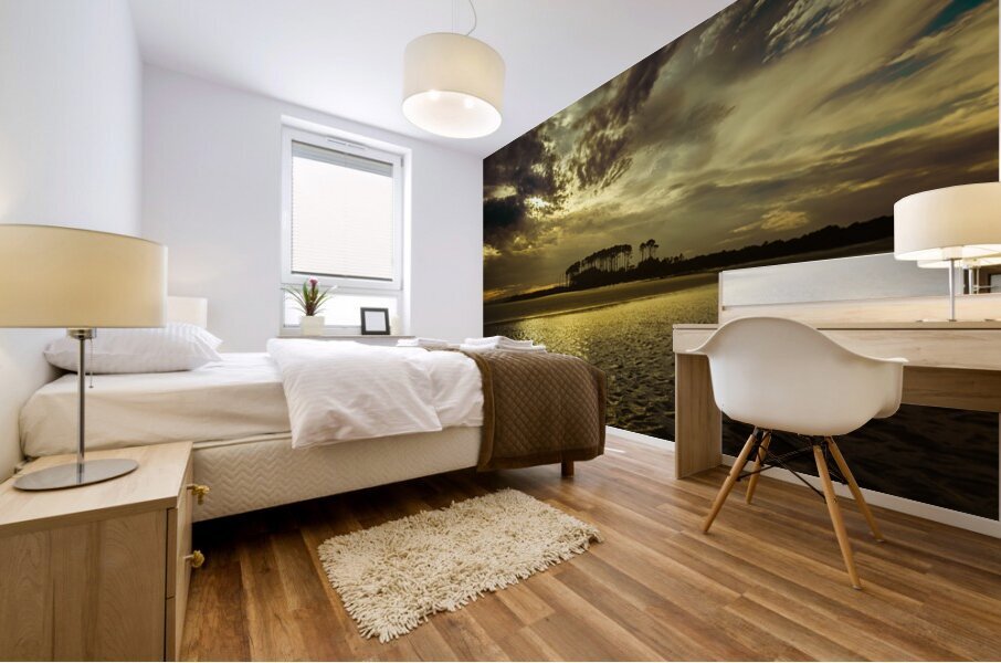 Myrtle Beach Intracoastal Waterway Sunset Mural print