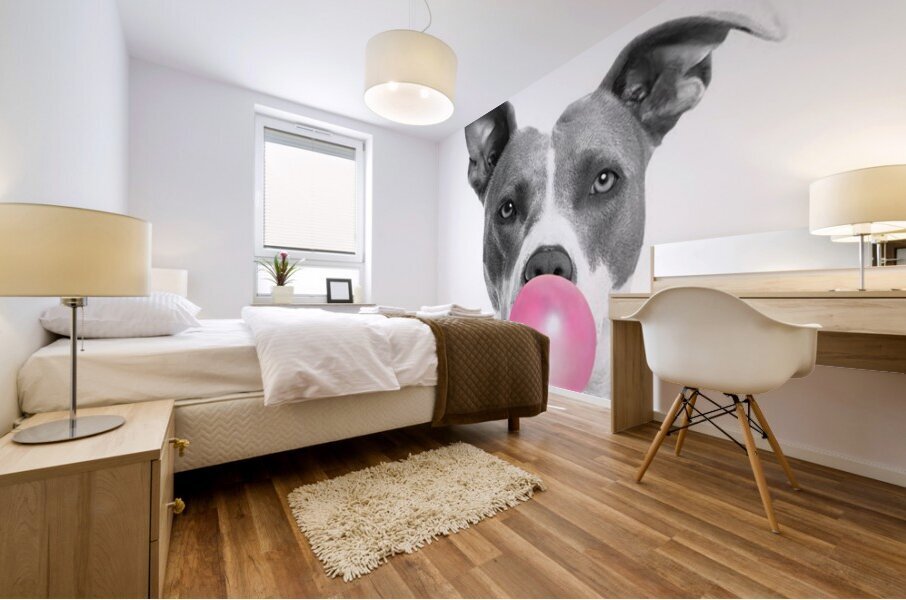 Funny Dog Mural print