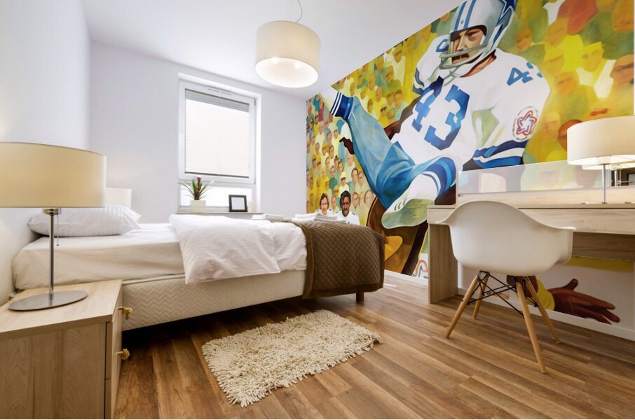 1976 Dallas Cowboys vs. Pittsburgh Steelers Art Mural print