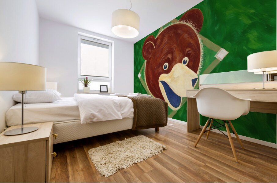 1940 Chicago Cubs Baseball Diamond Art Remix Mural print