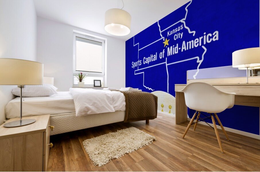 1969 Kansas City Royals Art Mural print