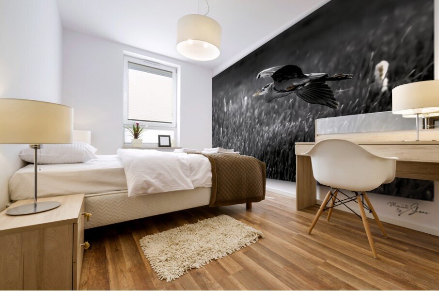 A Gentle Glide Mural print