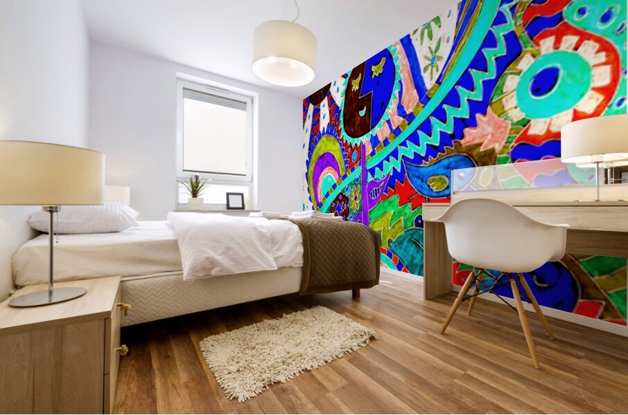 Abstract Surreal Views Mural print