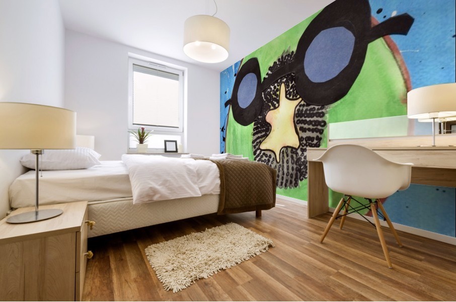 Kiwi Man. Michael D Mural print