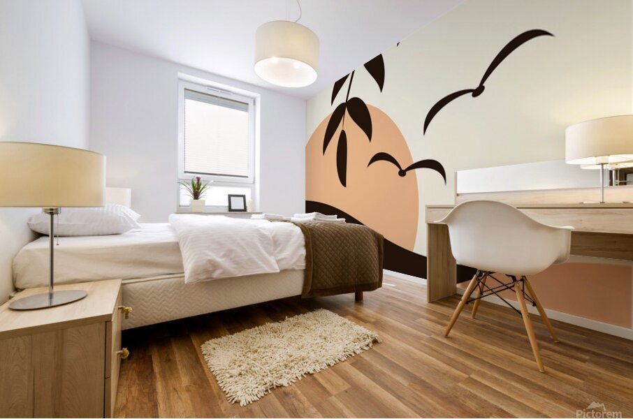 Nature Boho Wall Art Mural print