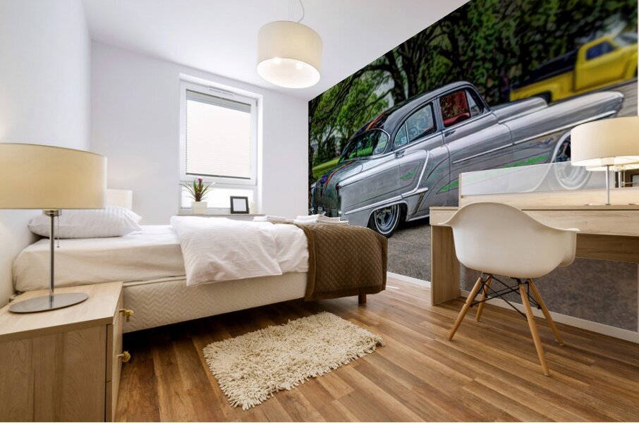  1953 OLDSMOBILE CUSTOM Mural print