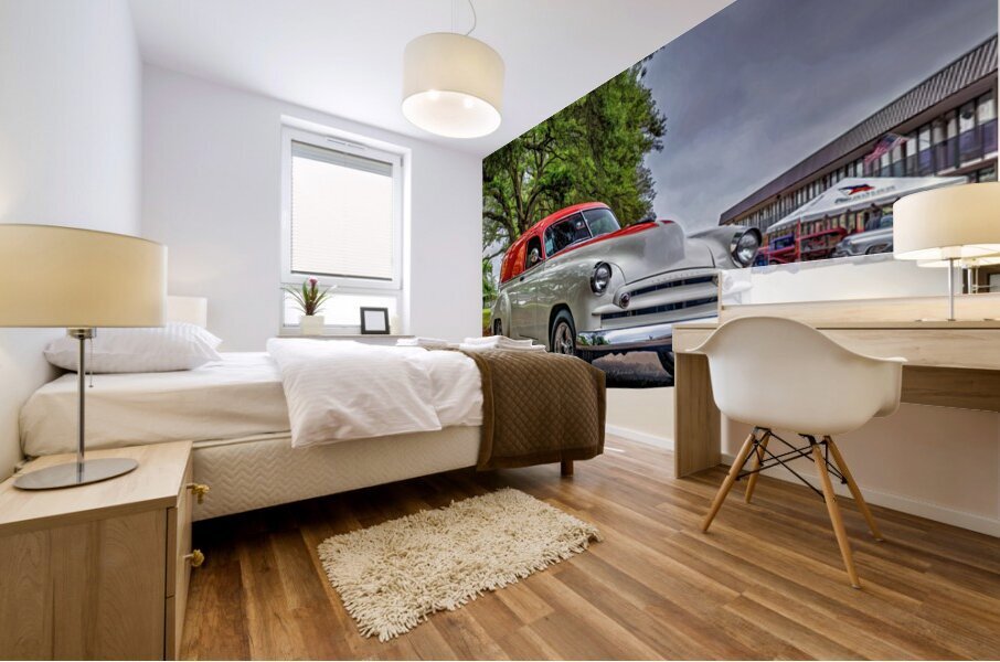 1950 CHEVROLET PANEL VAN Mural print