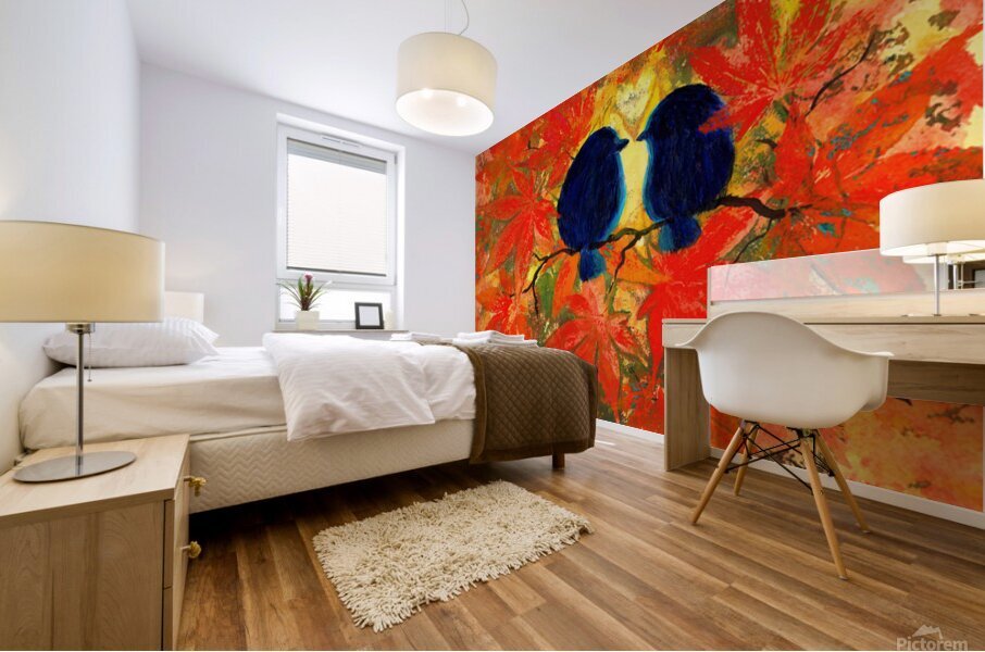 Love is in the Maple tree Mural print