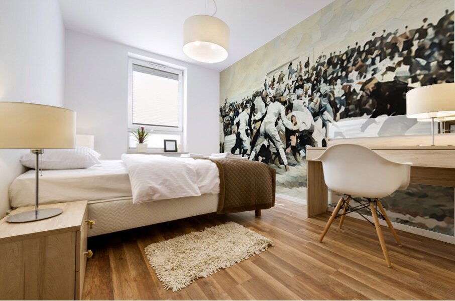 Early 1900s Colorado Buffaloes vs. Colorado College Tigers Mural print