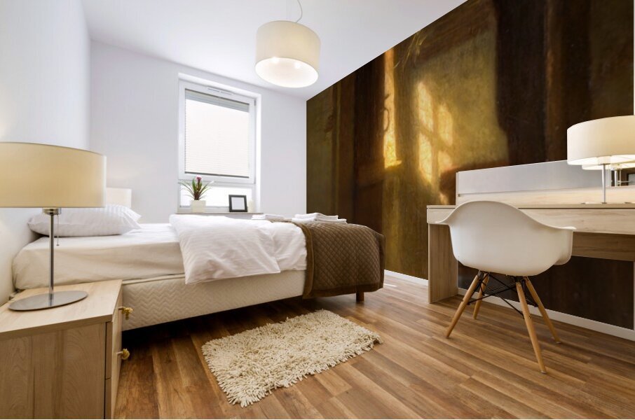 1870s Doorway Art Remix  Mural print