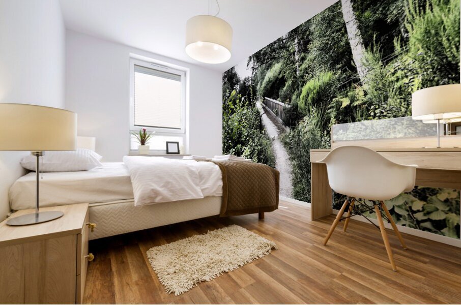  Summers Bridge through the Scottish Highlands                                                                                                                     Mural print