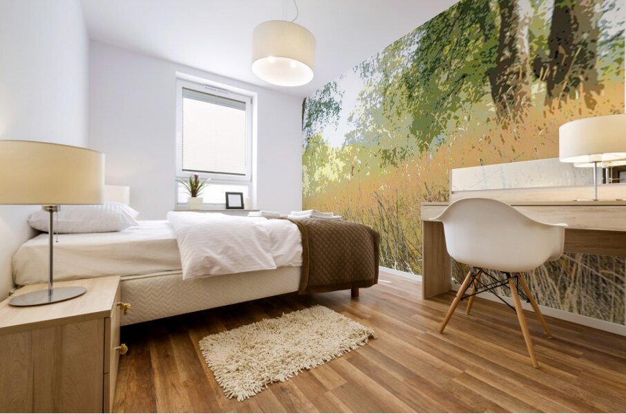 Summers Delight in the Scottish Highlands                                                                                                                      Mural print