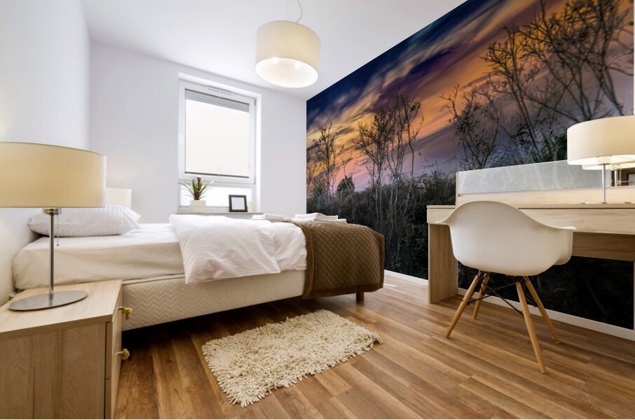 Glorious Sunset Layers Mural print