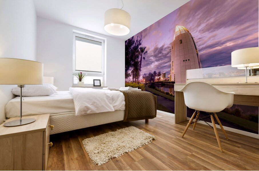 Port Canaveral Exploration Tower Sunset Mural print