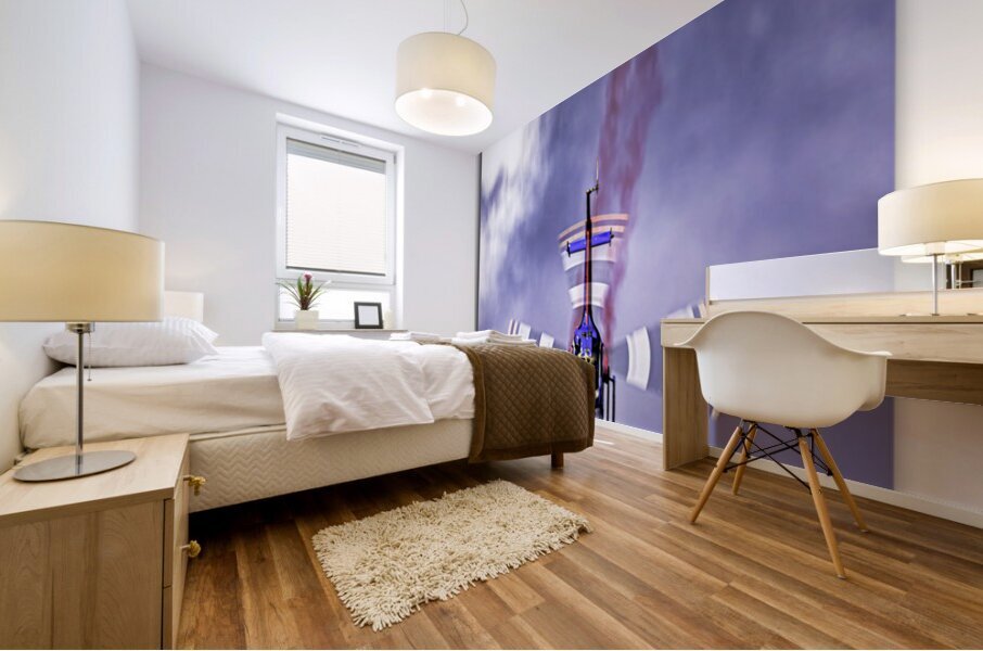 Heli Redbulling Mural print