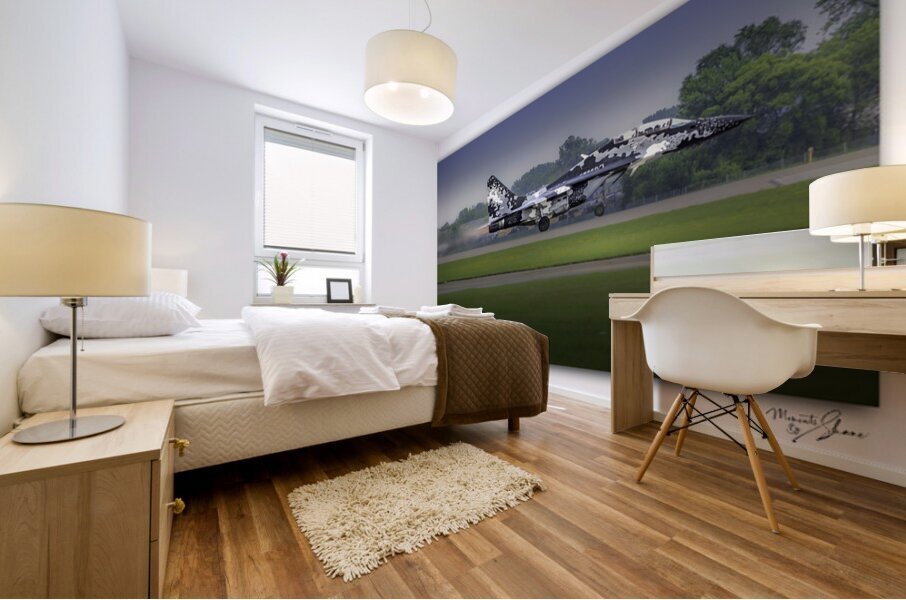 MiG 29 in Osh Mural print