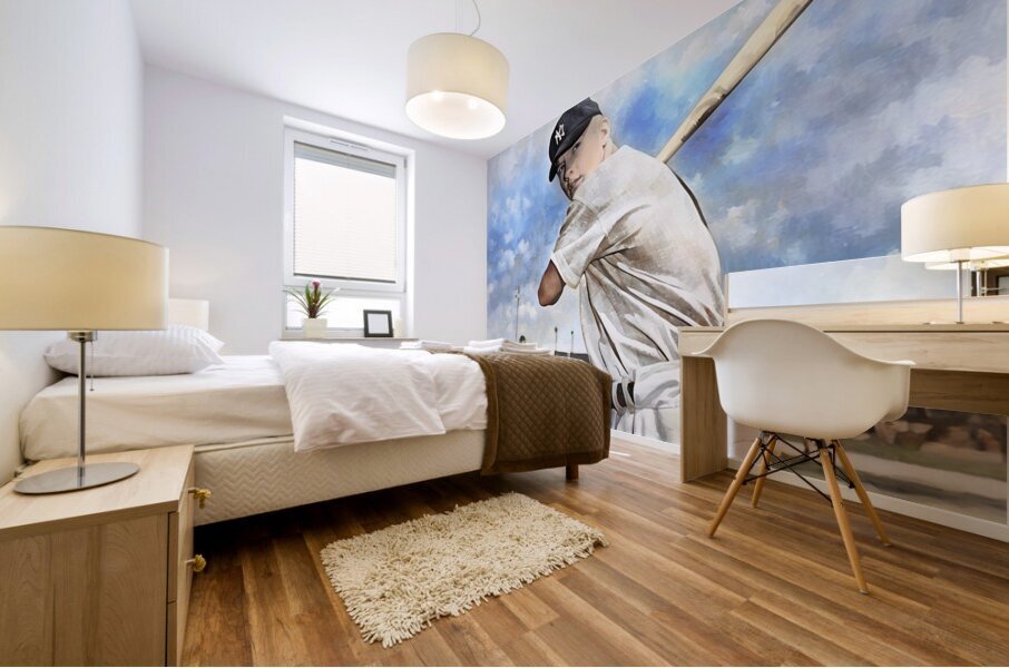 Yankee Legend Mickey Mantle  Mural print