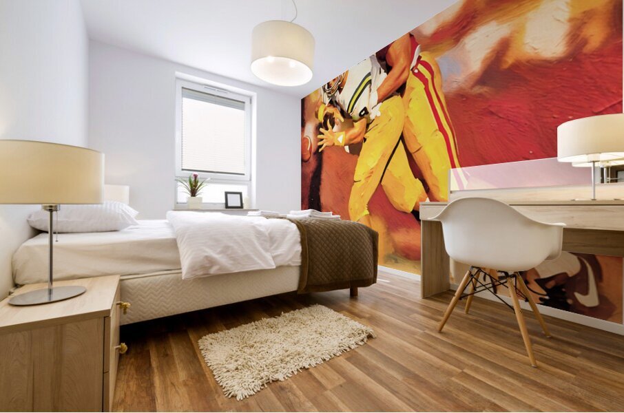 1987 USC Trojans Football Defense Art Mural print