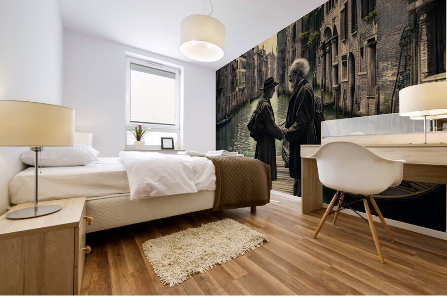 TIL WE MEET AGAIN.....SELECTIVE COLORING Mural print