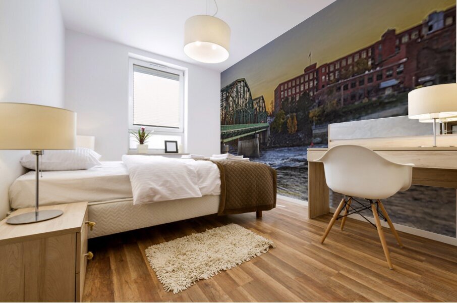 History at Sunset Mural print