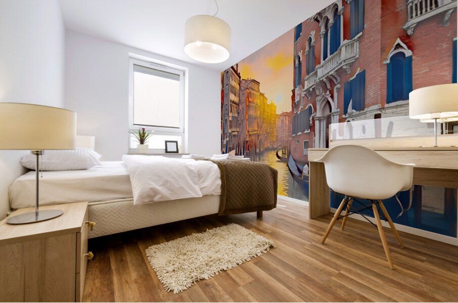 COLORS OF VENICE......VELVET ABSTRACT Mural print