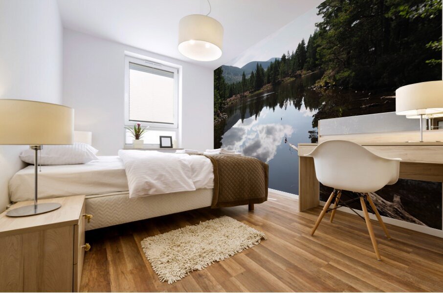  Summer Time at Loch An Eilein                                                                                                                     Mural print