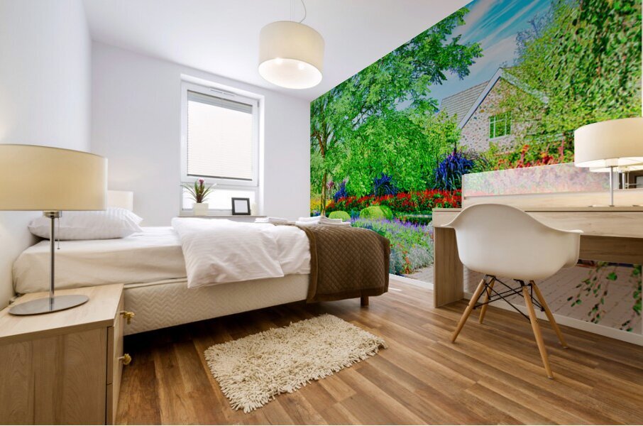 BLOOMING GARDEN  Mural print