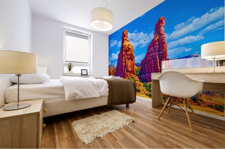 RED MOUNTAIN SPIRES  Mural print