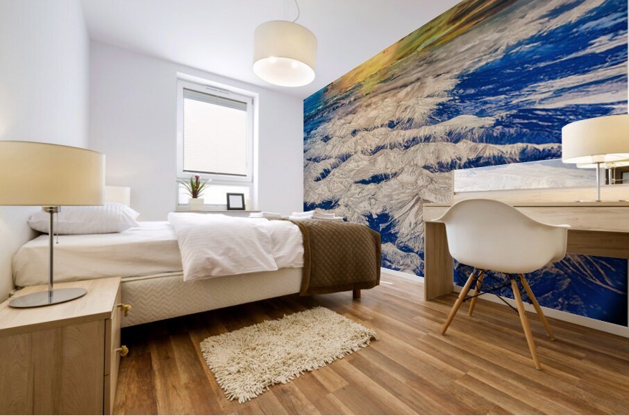 CRYSTAL PEAKS Mural print