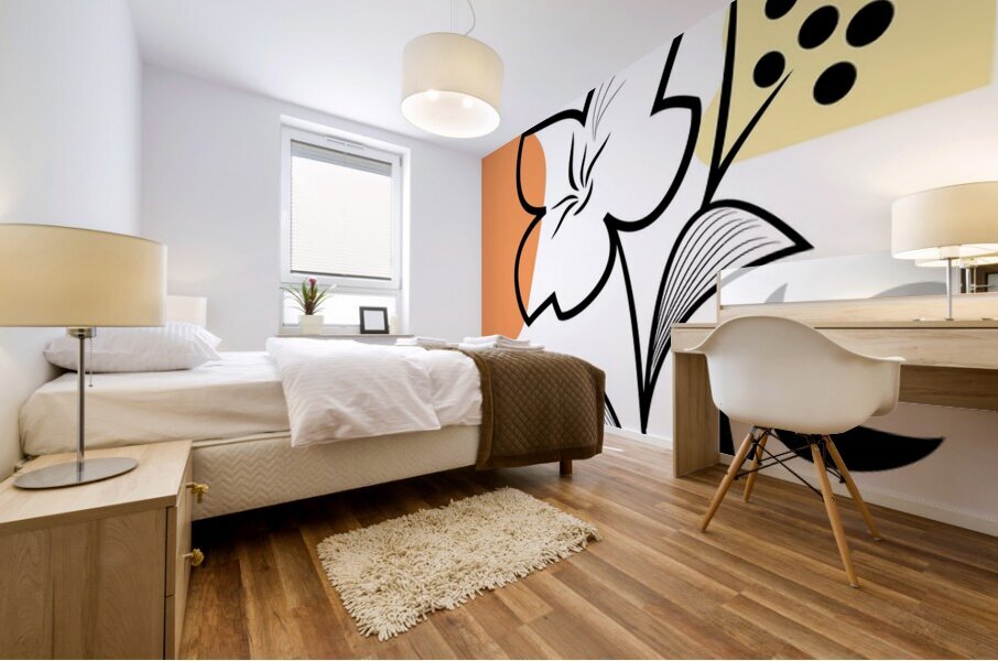 Botanical Boho Art Mural print